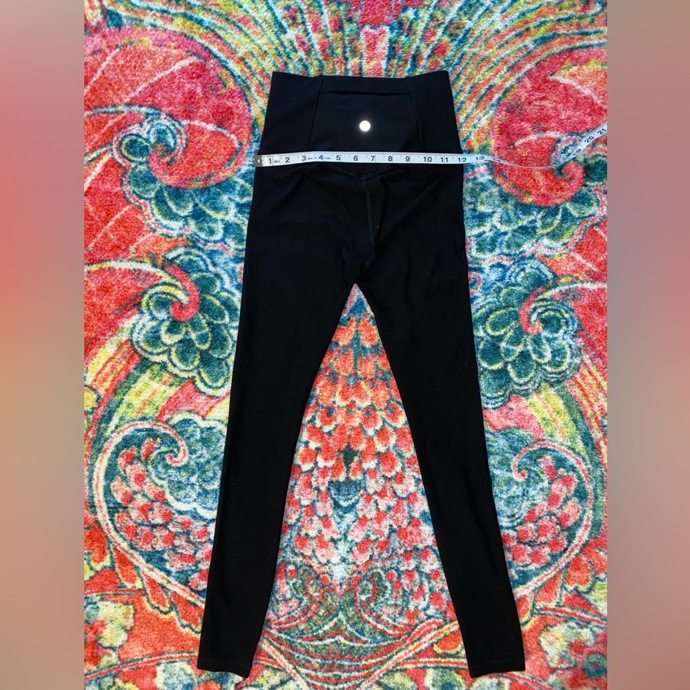 Black High-Waisted Lululemon Speed Fast Free Leggings Nulux